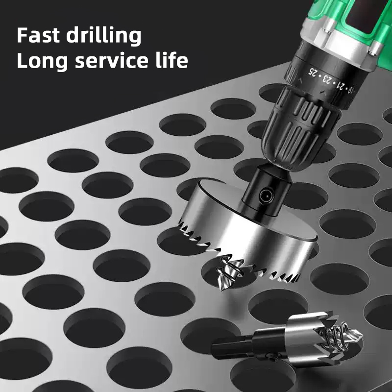 Serra de buraco hss 16-100mm cobalto aço de alta velocidade m35 conjunto de ferramentas de aço inoxidável para metal perfuração de aço inoxidável metalurgia