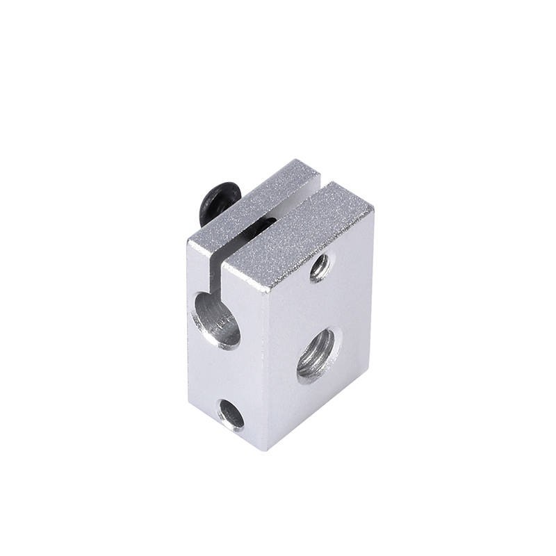 3D printer V6 Heating Aluminum Block +HT-NTC100K Thermistor +3pcs e3d nozzle+12V/24V 50W Heating Tube for V6 J-head Hotend