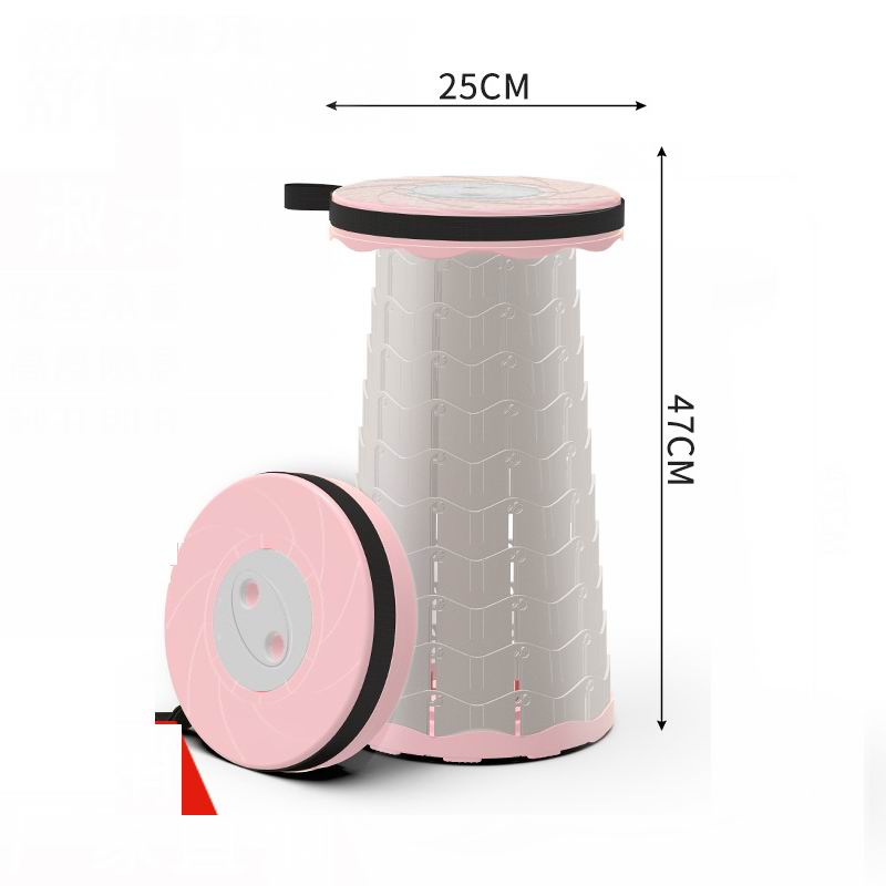 Klappstuhl Im Freien Tragbare Hocker Klappstühle Camping Hocker Bequem Angeln Stuhl Falten Zengkun: SP Pink