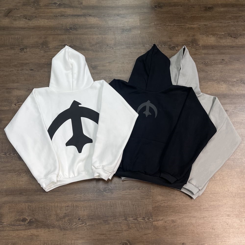 Yao888 HipHop surdimensionné pull Kanye West hommes hauts sweat Streetwear 1:1 Baggy sweats à capuche pour hommes unisexe