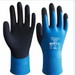 Wonder Grip-guantes WG-318 de seguridad universales, anticortes, resistentes al agua, para jardín, emulsión: Default Title
