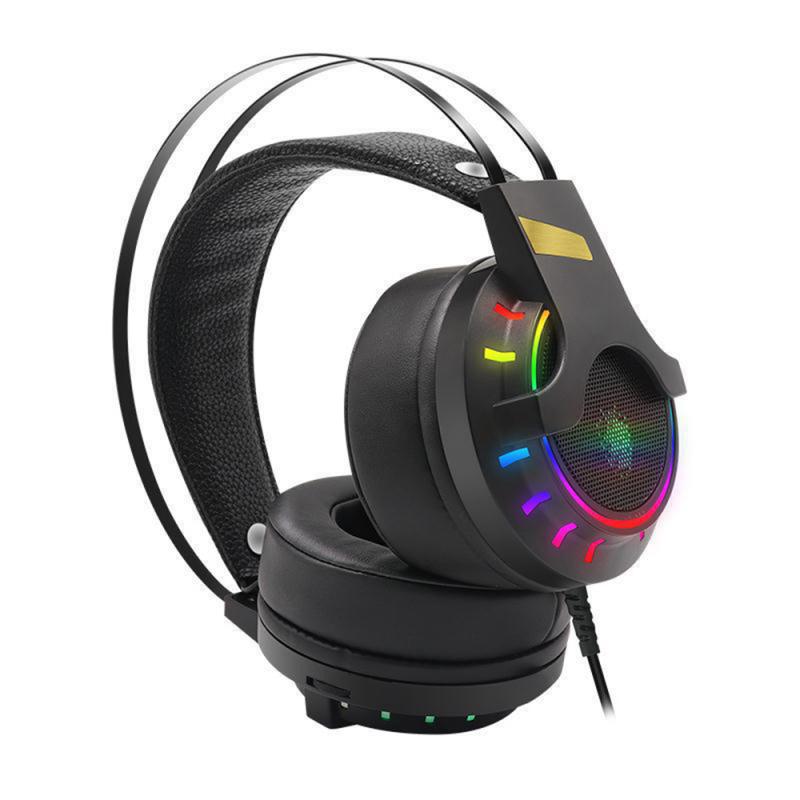Gaming Headset Gamer 7.1 Surround Sound USB Wired RGB Light Game Headphones With Microphone For Tablet PC Xbox One PS4 Earphones