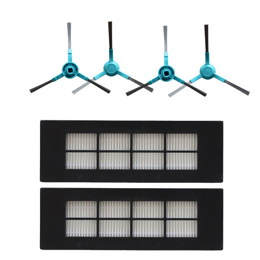 Piezas de repuesto para Cecotec Conga 3090 series, cepillo rodillo, cepillo lateral, filtro hepa, filtro de tanque de agua, piezas de limpiador al vacío, almohadilla para mopa, accesorios de tela: 2
