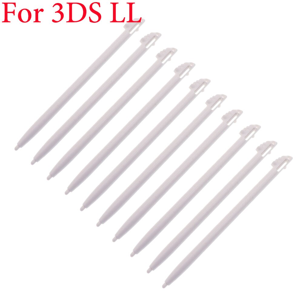 10pcs penna stilo telescopica in metallo penna stilo Touch Screen in plastica per Nintendo 2DS 3DS nuovo 2DS nuovo 3DS XL LL per NDSL NDSi