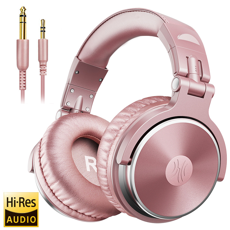 Oneodio-auriculares supraaurales de alta fidelidad para estudio, DJ, Monitor con cable, auriculares para juegos de música, auriculares para teléfono, ordenador, PC con micrófono: Negro