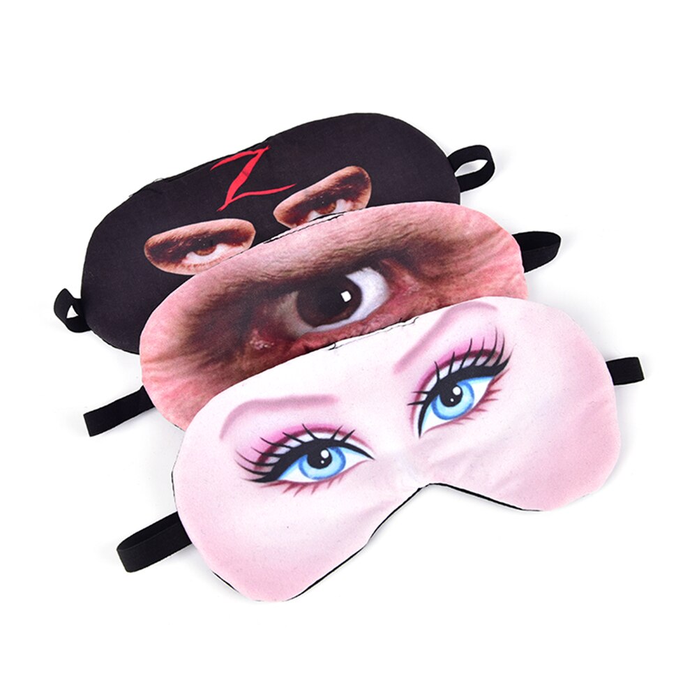 1Pcs Soft 3D Sleep Mask Natural Sleeping Eye Mask Eyeshade Cover Shade Eye Patch Women Men Portable Blindfold Travel Eyepatch