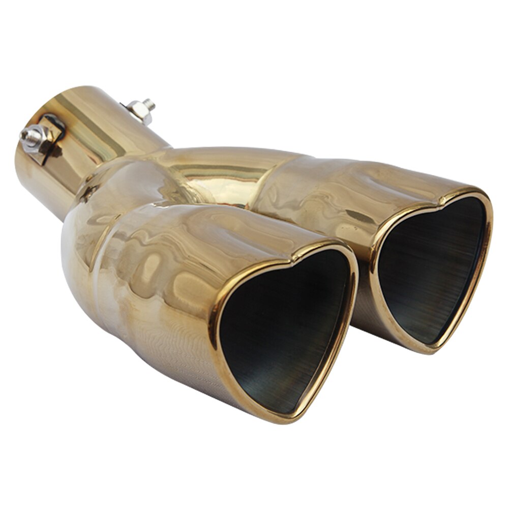 Prosta/zakrzywiona rura wydechowa samochodu tłumiki ze stali nierdzewnej tylne rury wymiana końcówki tłumika samochodowego: Curved