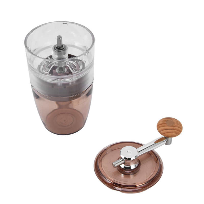 Mini Coffee Grinder Coffee Grinder Retractable with Brush for Office