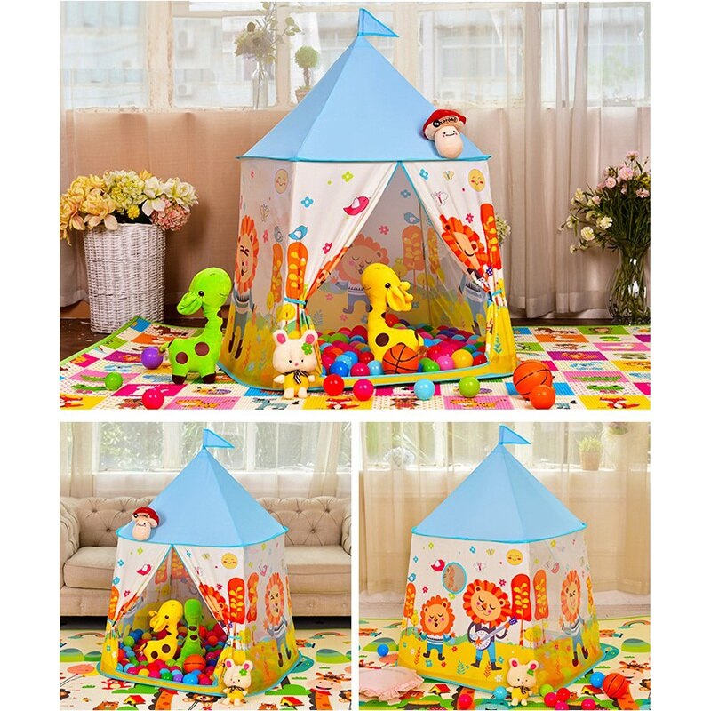 Les Enfants Jouent La Tente Playhouse Doodle Répète La Tente de Jeu pour Les Jeux D'intérieur