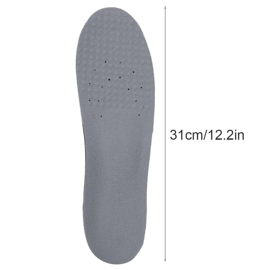 2 Pairs Sports Insoles - Size 42-47 - Sweatproof, Breathable, Shock-Absorbing Cushion for Running, Basketball, Football