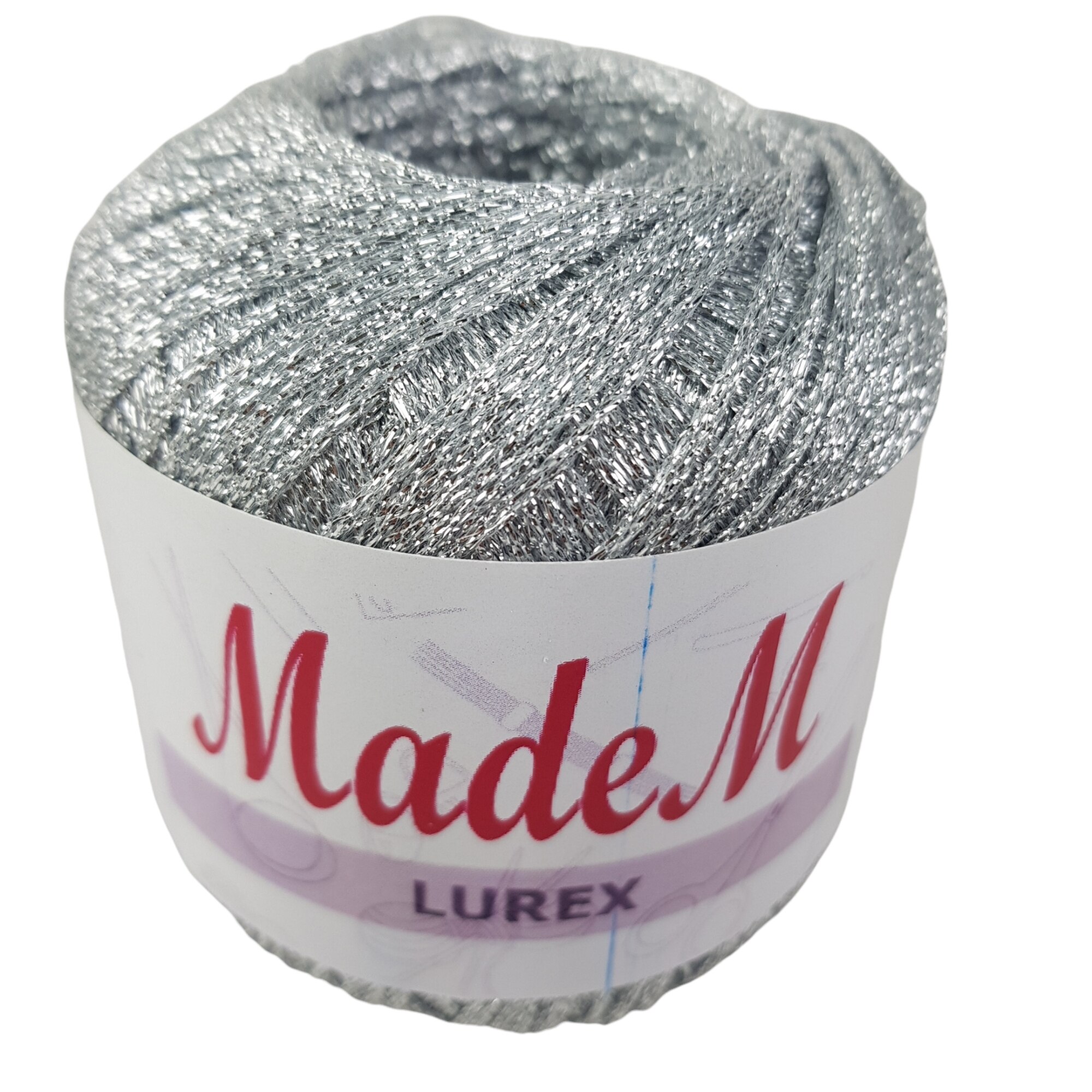 Madem lurex lanka 25gr-160mt lanka askartelu pitsi käsin neulonta virkkaus kirkas loistava kimallus pehmeä ristipistoteippi metallinen: 09
