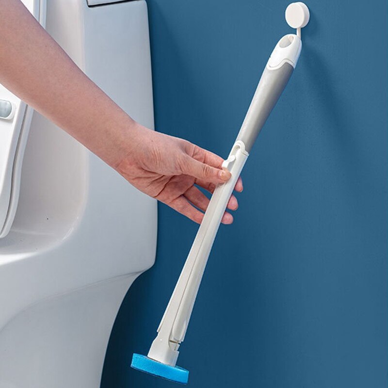 Wc Schoonmaken Stok Wegwerp Toiletborstel En Houder, Met Cleaning Vervanging Cores, Voor Badkamer Wc Schoonmaken