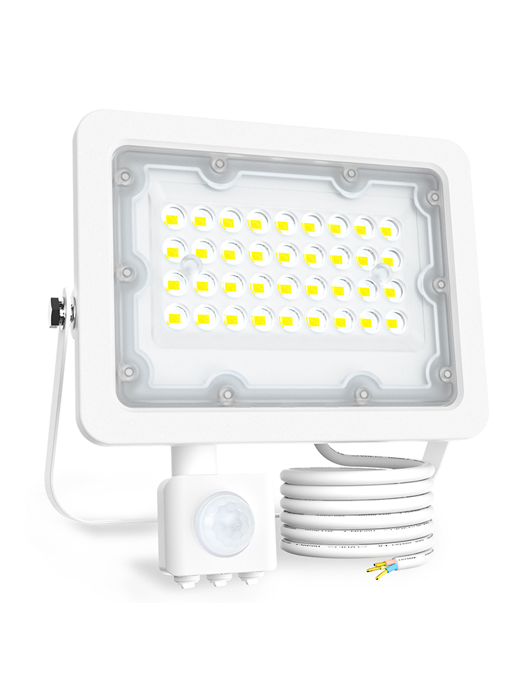 KCD 30W Led Lights PIR Motion Sensor Garden Lamp Outdoor 220V Projecteur Extérieur For Wall Proyector Lumiere Exterieur IP66