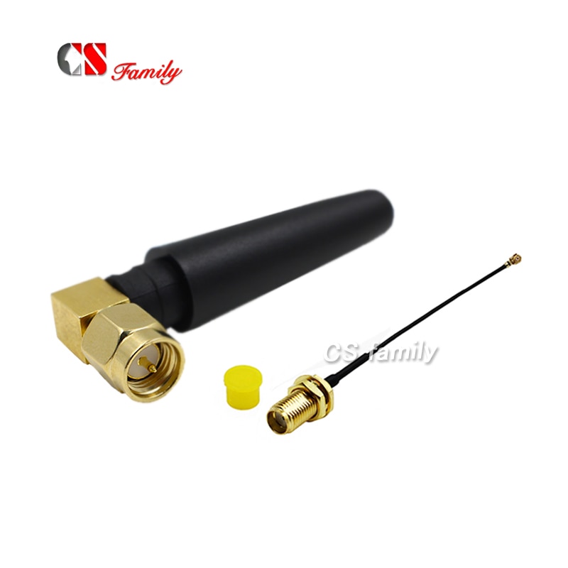 rubber 868 mhz antennas SMA to IPEX with 1pc ipex to sma cable 100mm