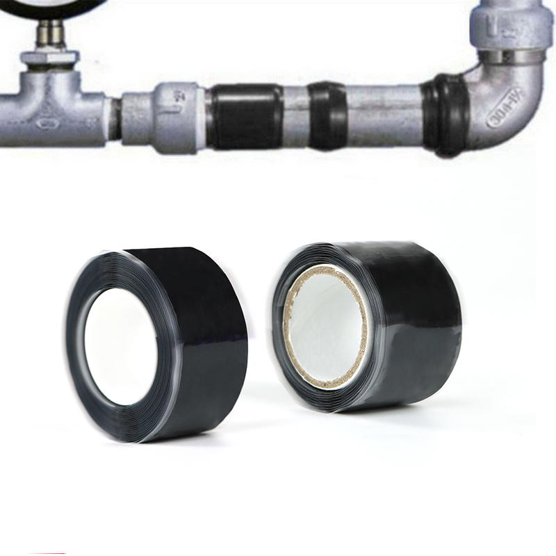 Nastro impermeabile autoadesivo nero Cinta impermeabile Sellante Nastro sigillante impermeabile per riparazione con arresto d'acqua