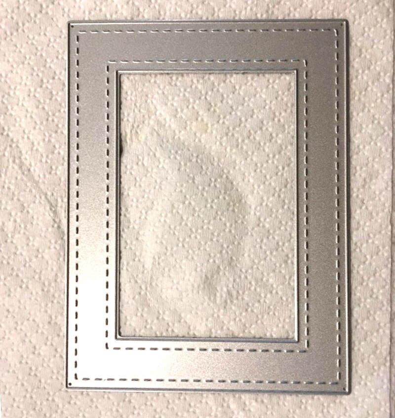 zjazd nowy projekt rękodzieło metalowe wykrojniki prostokątne obramowanie umierać Scrapbooking album kartki DIY wytłaczane szablony