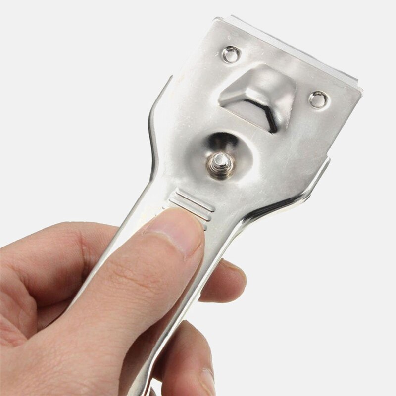 Multifunction Cleaner Hob Scraper Remover With 5pc Blade for Glass Floor Ceramic Cleaning Blade Stainless steel Oven Cooker Tool