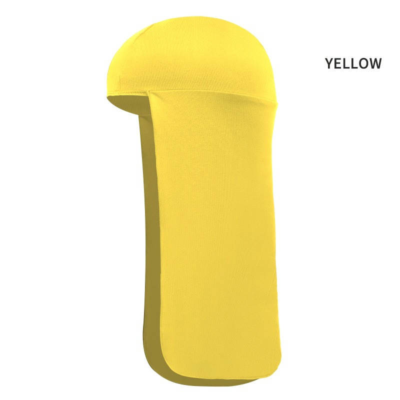 Verano ciclismo cola larga parasol sombrero de secado rápido Anti-UV protección del cuello gorra pesca senderismo caza gorra forro duro sombrero elástico: Azul
