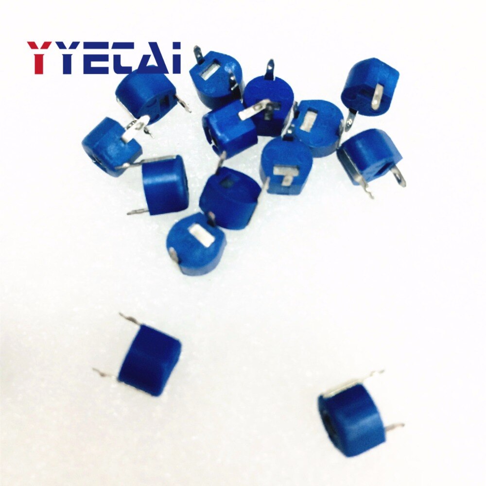 Adjustable Capacitor Trimmer Capacitor Plastic 6mm 5P 10P 20P 30P 40P 60P 70P 120P 10pcs/bag