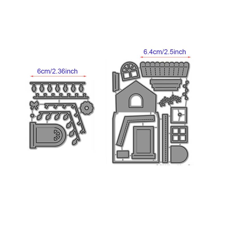 Christmas Deer Reindeer Animal Craft Dies Metal Cutting Dies for Card Making Scrapbooking DIY Craft