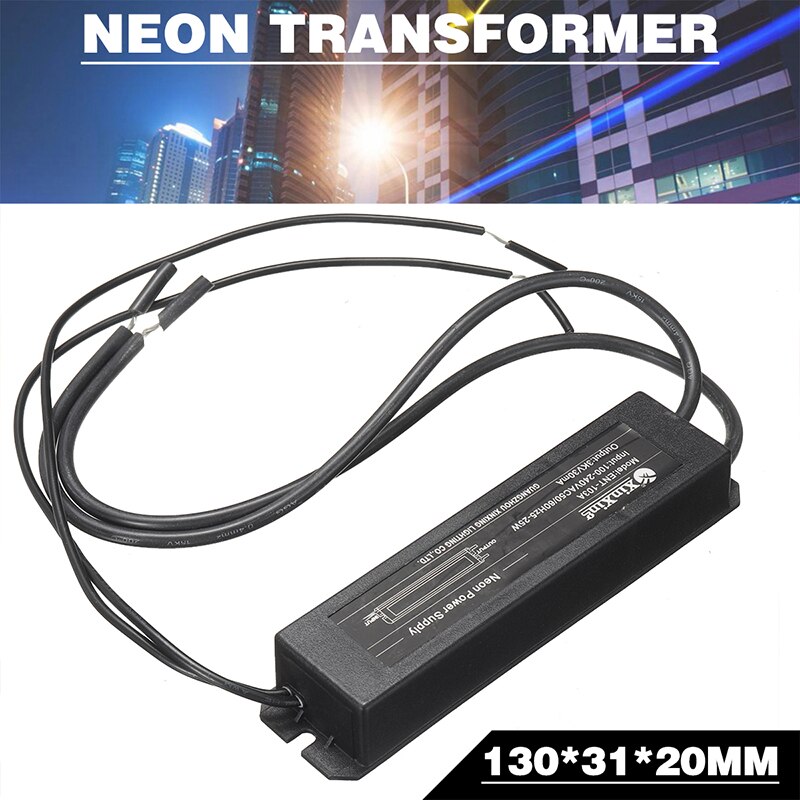 Neon Licht Transformator Teken Elektronische Transformator Voeding 3KV 30mA 5-25W Fit Voor Alle Maten Van Glas neon Light Sign