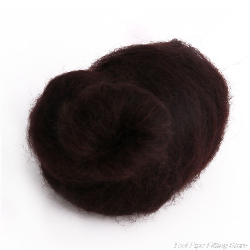 Mode Wol Corriedale Needlefelting Top Zwervende Geverfd Spinning Nat Vilten Fiber J27 21: DC