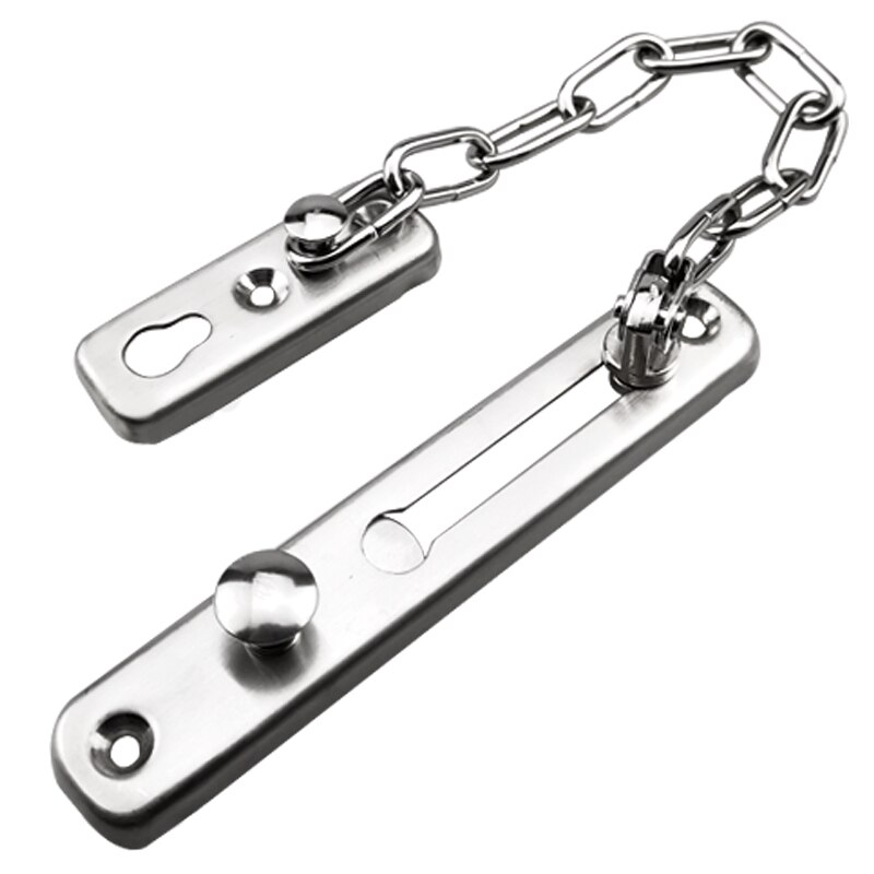 Stainless Steel Anti-theft Door Chain Hotel Home Anti-theft Push-pull Door Chain Anti-theft Door Chain Door Bolt Lock