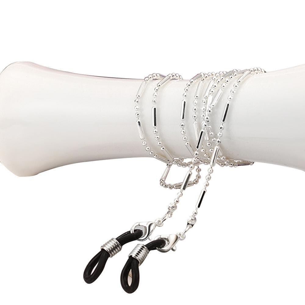 Vintage leopard anti-halk akryl solglasögon kedja dam herr glasögon kedjor läsglasögon kedja glasögon korthållare lanyard