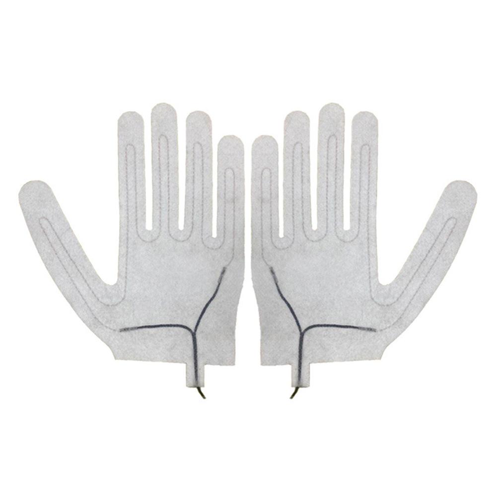 USB Handschuh Heizung Pad Waschbar dauerhaft Elektrische Blatt Thermische Handschuhe # W0: 2Stck
