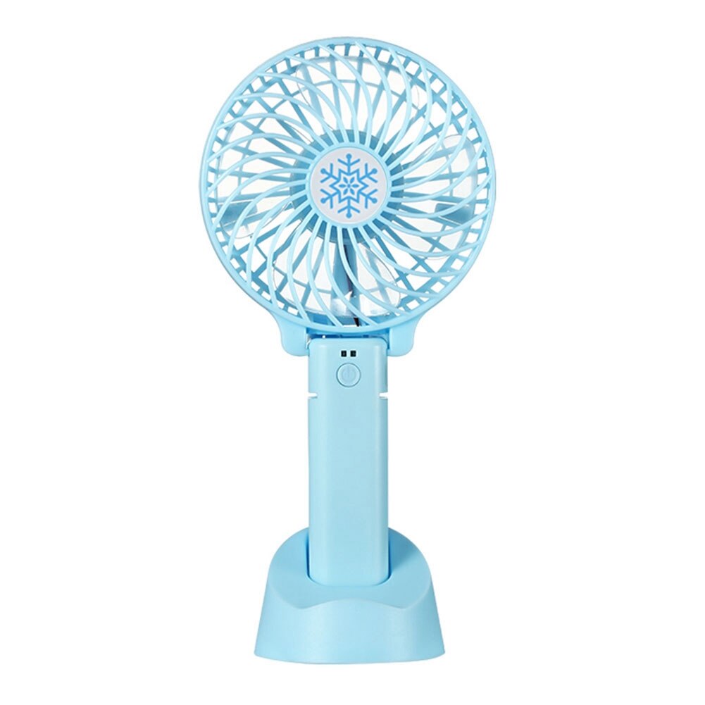 Summer Portable Mini USB Powered Fan Rechargeable Personal Fan for Desktop Office Table USB Cooling Fans: blue 2