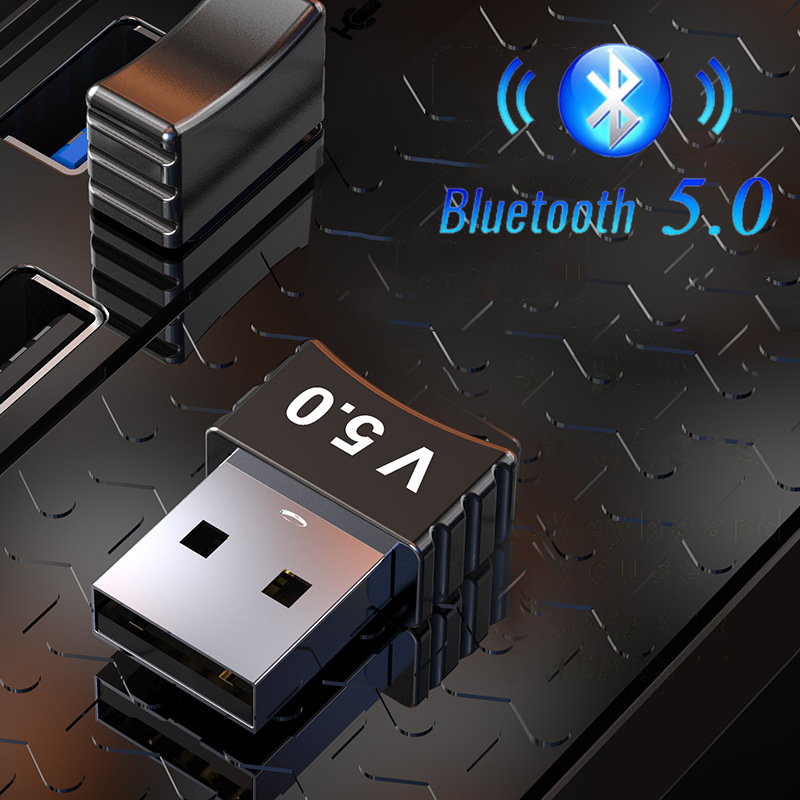 Usb Bluetooth 5.0 Adapter Zender Bluetooth Ontvanger Audio Bluetooth Dongle Draadloze Usb Adapter Voor Computer Pc Laptop Een: butterfly shapeV5.1