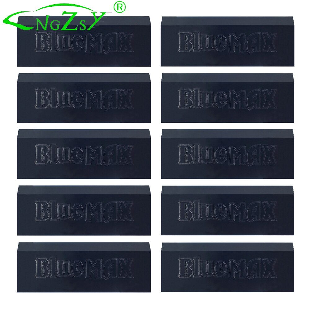 10 stücke BLUEMAX Gummi Streifen Klinge Griff Rakel Auto Eis Schaber Reinigung Werkzeug Schnee Schaufel Glas Wasser Wischer Fenster Tönung wrap