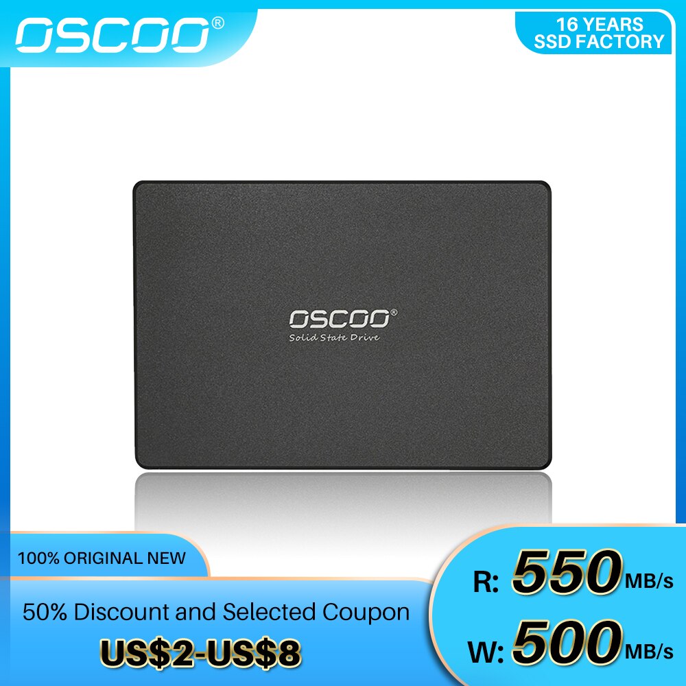 OSCOO – disque dur SSD SATAIII de 2.5 pouces, 60 go, 120 go, 240 go