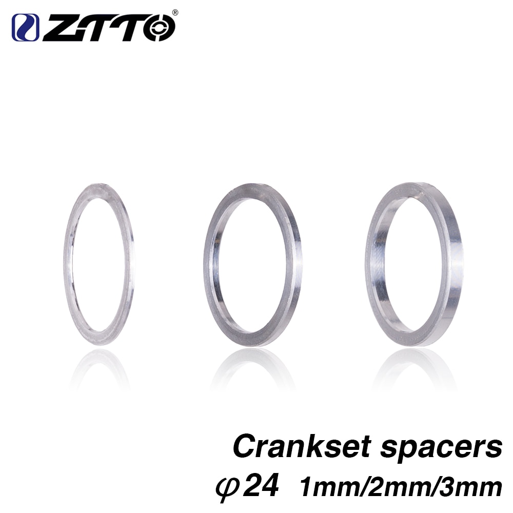 ZTTO Bodem Beugels accessoires wasmachine 1mm 2mm 3mm spacer voor Road mountainbike diameter 24mm Crankstel crankstel BB spacers