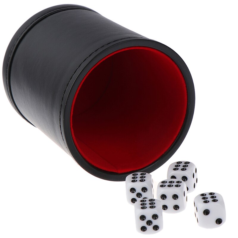 Comércio exterior plutônio flanela de couro mudo copo de dados barra ktv entretenimento dice cup fontes do jogo