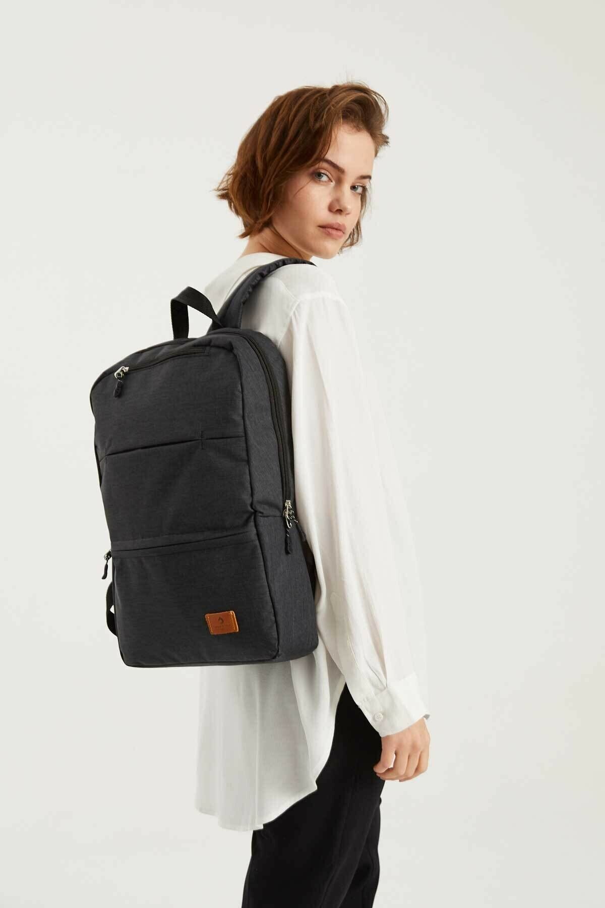 Mochila Unisex, 1 compartimento exterior, 2 compartimentos interiores, Bolsa multiusos, almacenamiento especial para ordenador portátil, tela impermeable, viaje, vacaciones