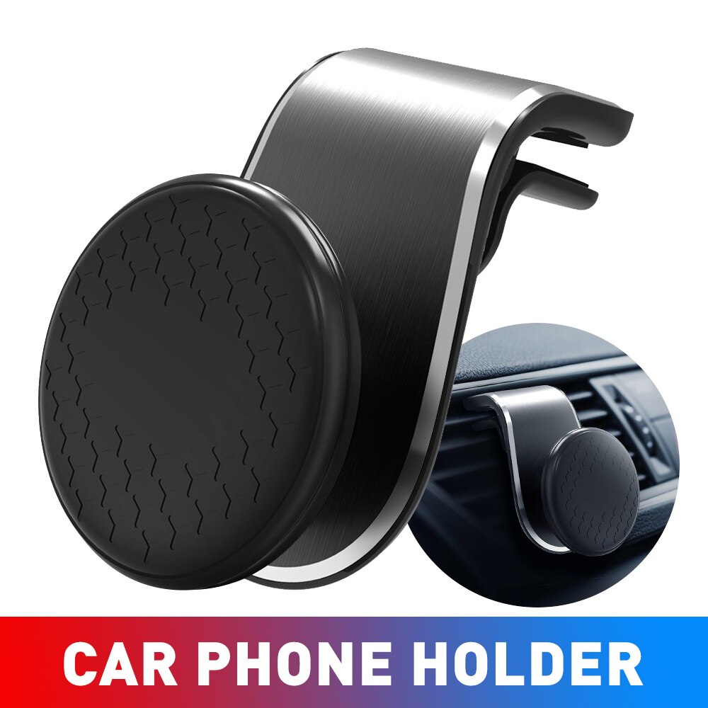 Metalen Magnetische Auto Telefoon Houder Gps Voor Hyundai Tucson Ix25 Creta Kona IX35 Solaris Accent I30 Santa Fe Elantra accessoires