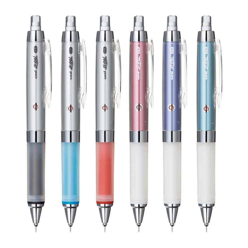 Uni Kuru Toga Mechanical Pencil Alpha Gel Easy Grip Automatic Rotation Refill 0.5mm M5-858GG School Student Office application