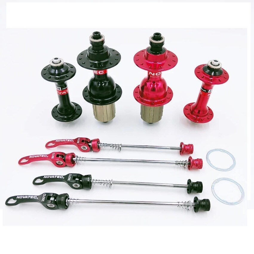 Novatec Hub A171SB/F172SB Road Bicycle Hub Front 20H/Rear 24H Quick Release Bike Hub Disc 4 bearing used for 8-9-10-11-12 speeds