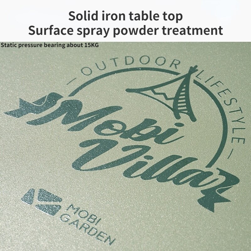 Mobi Garden Tourist Table Camping Portable Folding Table Outdoor Lightweight Barbecue Picnic Table Mini Setting Table Tea Table