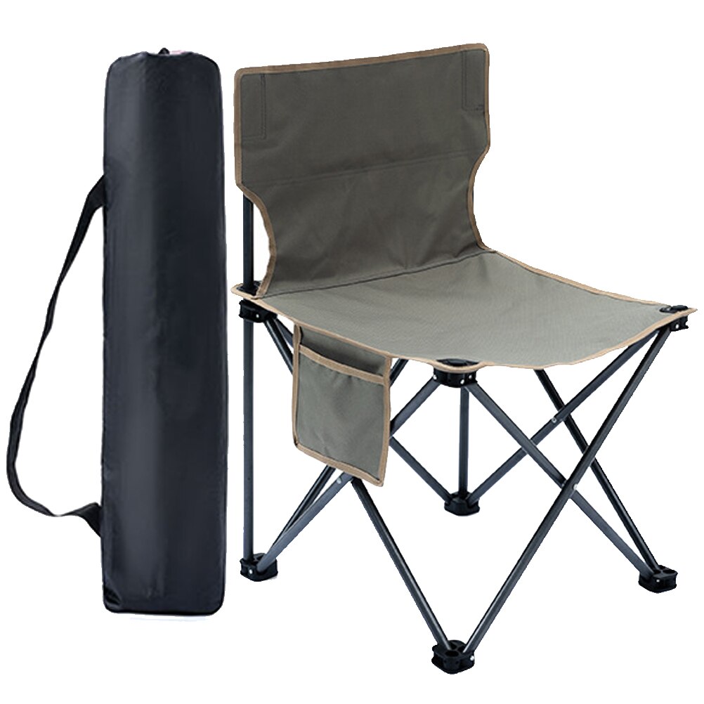 Chaise De Camping Pliante Portable - Tabouret De Rangement Pour Pique-nique, Parc, Neuf Sans Marque