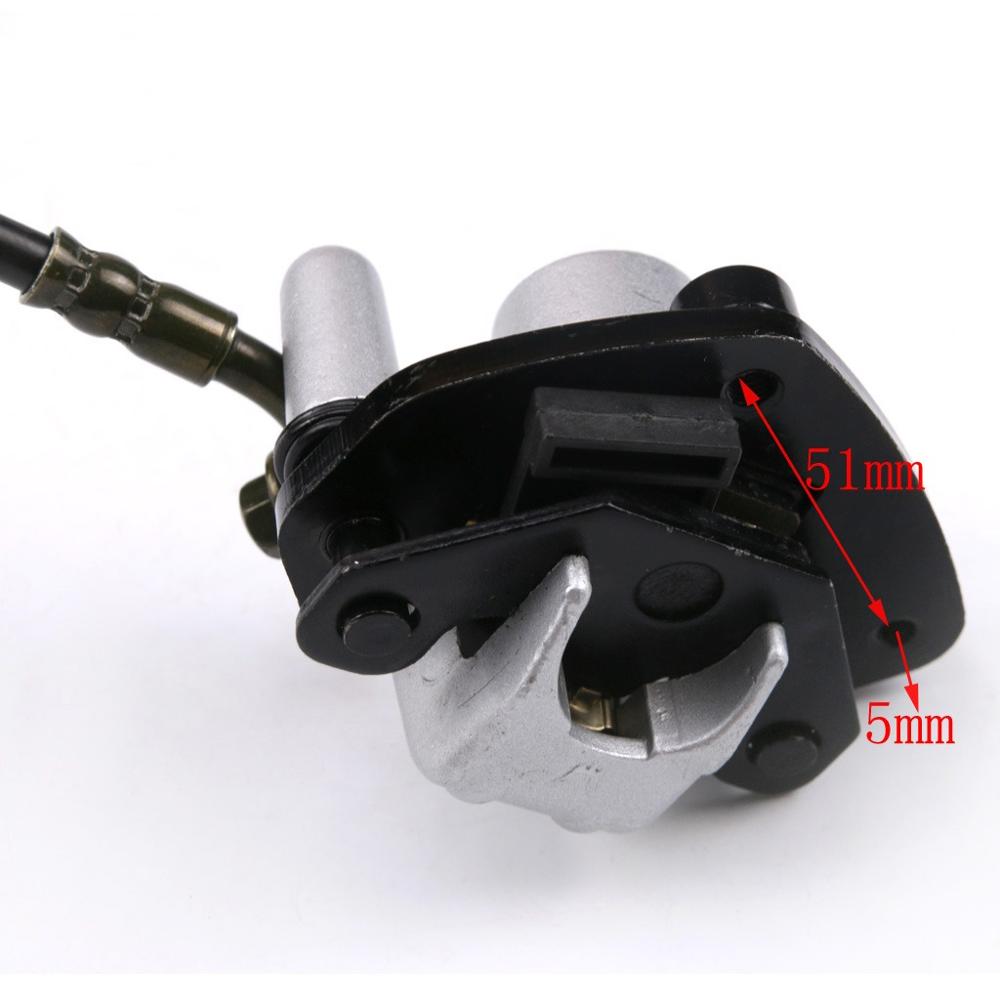 Rear Hydraulic Brake Master Cylinder Pad Assembly + Disc Rotor Go Kart Trike Rear Brake Pads for ATV Go Kart