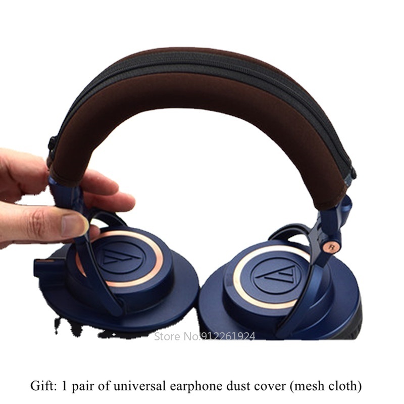 Almohadillas de repuesto para auriculares, diadema para Audio-Technica, ATH-M50x, ATH-M40X, M30, funda de cojín, parachoques