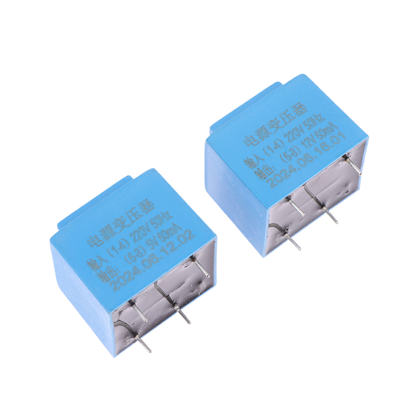 0,5 W 220 V bis 12 V Energie Mini versiegelter Stecker-in-Leiterplatte 4-poliger wasserdichter gekapselter Transformator