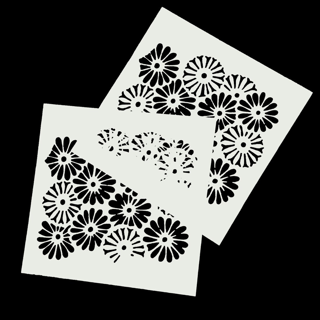 Plastic Cake Foam Spray Template Barista Stencils Decoration Tool Garland Mold Cake Printing Flower Model: Style 10