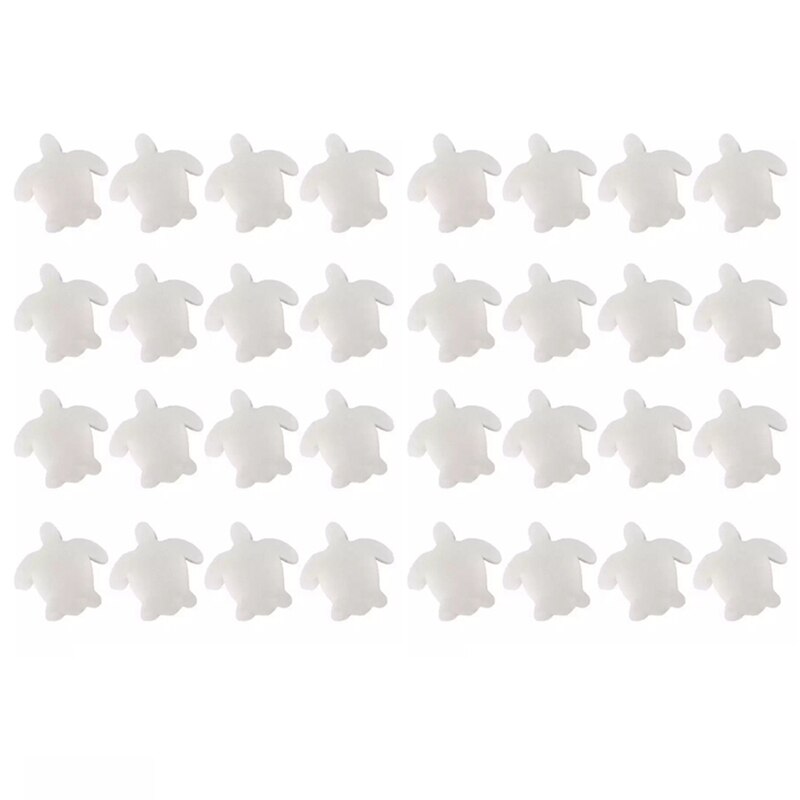 32 Pieces Oil Absorbing Scum Sponge for Tub, Swimming Pool and Spa (Turtle): Default Title