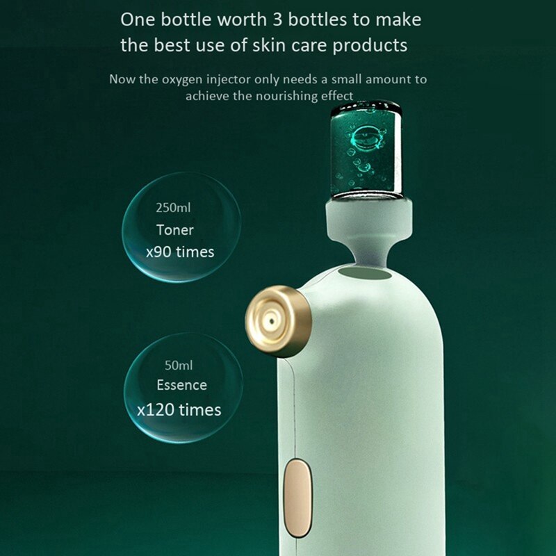 Hand-Held High-Pressure Oxygen Injection Instrument, Facial Moisturizing Introduction Sprayer, Beauty Instrument