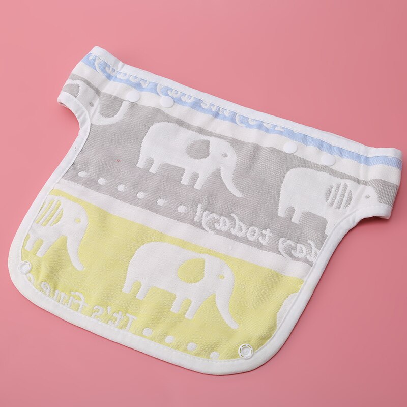 Carino Bavaglino bambino Del Fumetto Del bambino Stampato Cibo Alimentazione Vestiti Dei Bambini Dei Ragazzi E Delle Ragazze Grembiule saliva Asciugamano Bavaglino Russare Panno: bianca