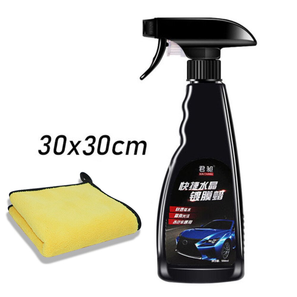 550ml Car Liquid Ceramic Coat Super Hydrophobic Glass Coating Polysiloxane and Nano Materials Scratch Repairing Polish Spray: Default Title