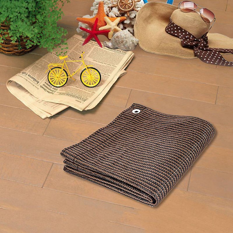 Shading Sunscreen Mesh Garden Balcony Courtyard Sunblock Shade Cloth Sunshade Wind Fence Protection Net Home Decoration
